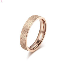 Venda quente Único Anel de Noivado, Matte Original Rose Gold Engagement Ring Jewelry